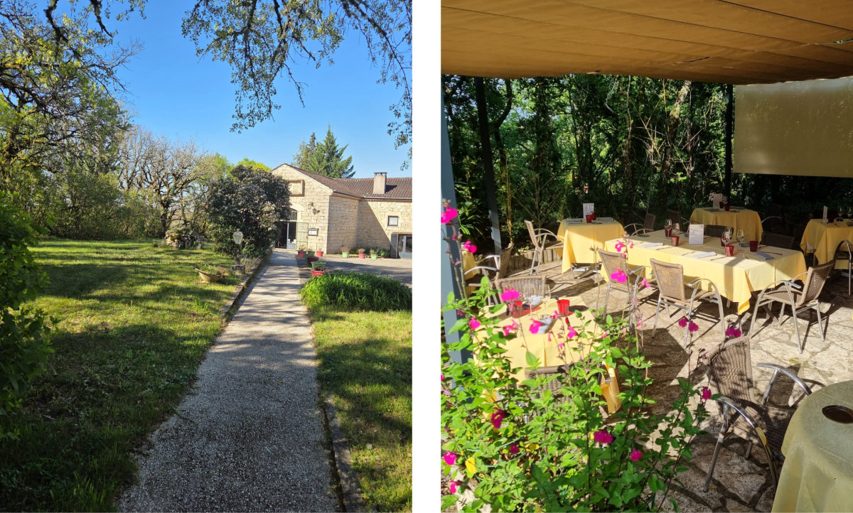 Le restaurant - Restaurant La Garenne - restaurant CAHORS - Resto Cahors - Michel Carrendier  - Grottes de Pech Merle  - Musée Champollion